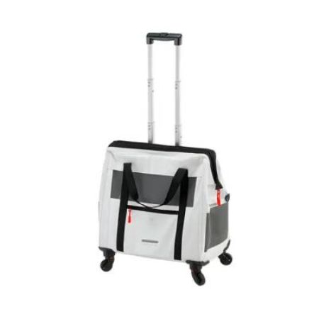 Ferplast Voyager 450 Tekerlekli Evcil Hayvan Taşıma Çantası Beyaz 46x26x48cm