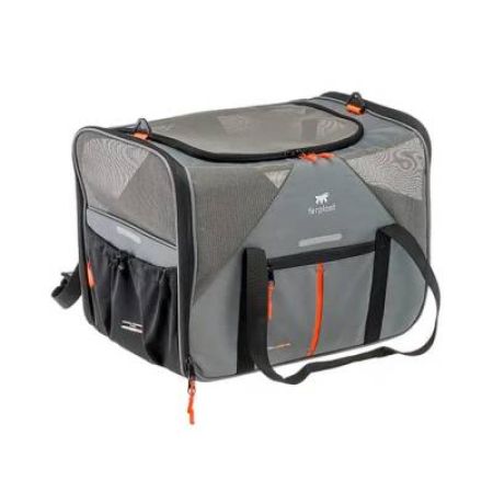 Ferplast Voyager 450 Kedi Köpek Kumaş Taşıma Çantası Gri 50x33x33 cm
