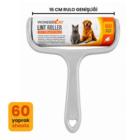 WonderCat Tüy Toplayıcı Roller 60 Yaprak 16 cm