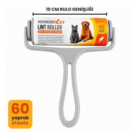 WonderCat Tüy Toplayıcı Roller 60 Yaprak 10 cm