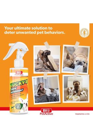 Bio PetActive Yucky-B Köpekler İçin Uzaklaştırıcı ve Çiğneme Önleyici Sprey 250 ml