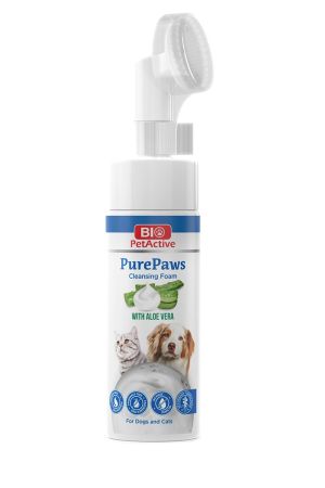 Bio PetActive Pure Paws Kediler ve Köpekler için Pati Temizleme Köpüğü 150 ml
