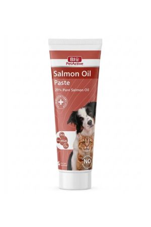 Bio PetActive Somon Yağı Kediler ve Köpekler için Malt Macunu 100 ml