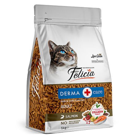 Felicia Hypoallergenic Düşük Tahıllı Somonlu Kedi Maması 1 Kg