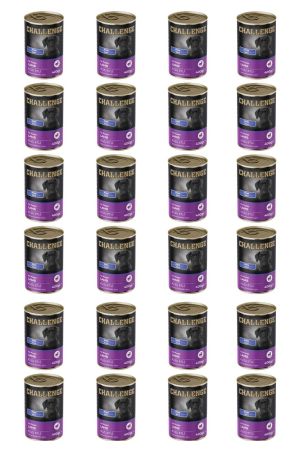 Challenge pate kuzu etli yavru köpek konservesi 400 gr x 24 adet