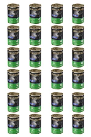 Challenge pate kuzu etli yetişkin köpek konservesi 400 gr x 24 adet