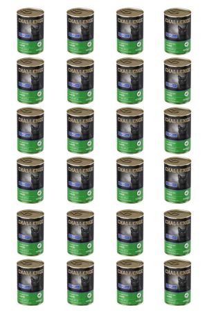 Challenge pate kuzu etli yetişkin kedi konservesi 400 gr x 24 adet