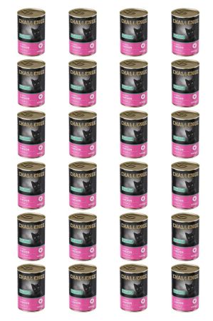 Challenge tavuklu yavru kedi konservesi 400 gr x 24 adet