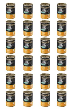 Challenge tavuklu yetişkin köpek konservesi 400 gr x 24 adet