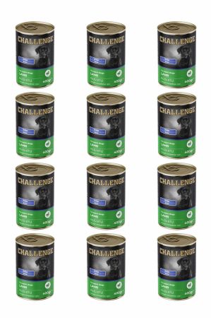 Challenge Pate Kuzu Etli Yetişkin Köpek Konservesi 400 gr X12 Adet