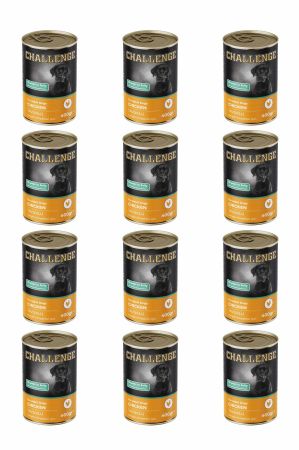Challenge Tavuklu Yetişkin Köpek Konservesi 400 grX12Adet