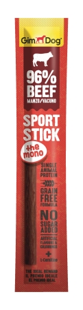 GimDog SportSticks Mono Sığır Etli Tahılsız Köpek Ödül Çubuğu 12gr