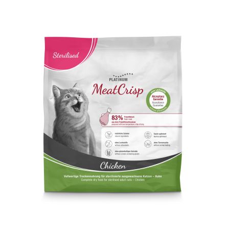 Platinum MeatCrisp Tavuklu Kısır Kedi Maması 400gr