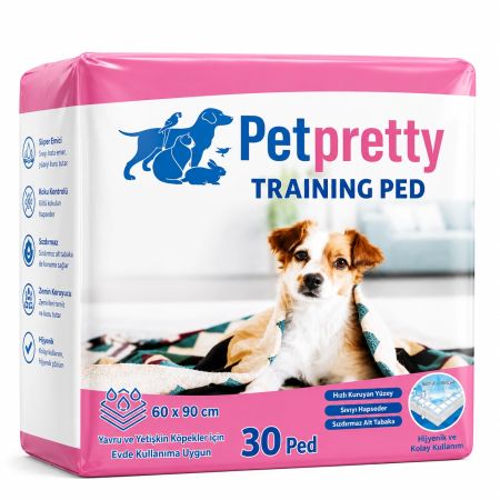 Petpretty Kokusuz 30'lu Köpek Tuvalet Eğitim Pedi 60 x 90 cm
