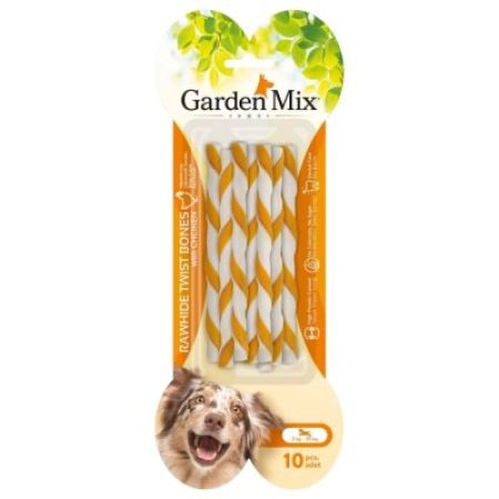 Garden Mıx Tavuklu Burgu Çubuk Kemik 10'lu 70 Gr