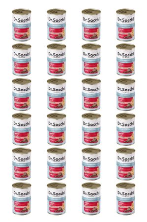 Dr.Sacchi yetişkin kedi-sığır etli 400gr x 24 adet