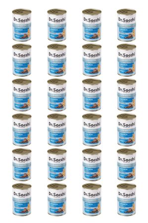 Dr.Sacchi yetişkin kedi-somonlu 400gr x 24 adet