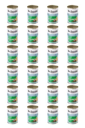 Dr.Sacchi yetişkin kedi-kuzu etli 400gr x 24 adet