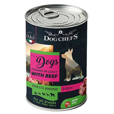 Dog Chefs Sığır Etli Soslu Köpek Maması 415 Gr