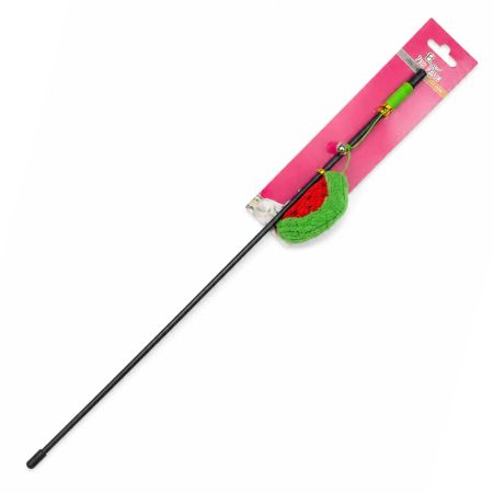 Eastland Karpuz Peluş Oyuncaklı Kedi Otlu Olta Kedi Oyuncağı 44 cm
