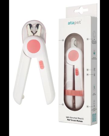 Petpal Pembe LED Işıklı Kedi Tırnak Makası