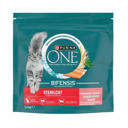 Purina One Somonlu Kısırlaştırılmış Kedi Maması 1,4 kg