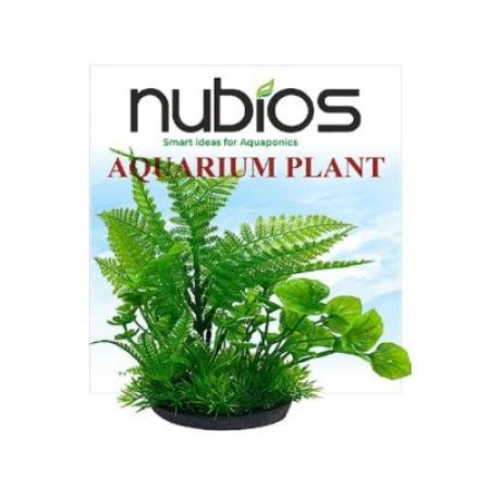 Nubios Kare Tabanlı Plastik Bitki 17,5 Cm
