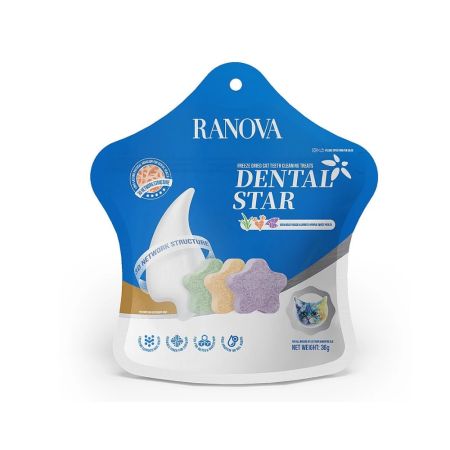 Ranova Dondurularak Kurutulmuş Karışık Dental Kedi Ödül Maması 36 gr