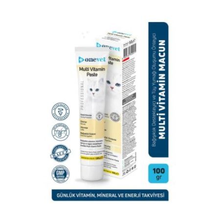 OneVet Multi Vitamin Paste Bağışıklık Destekleyici Kedi Maltı 100 Gr