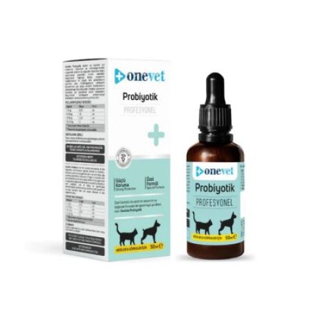 OneVet Prebiotik Kedi ve Köpekler İçin Sindirim Sistemi Destekleyici Damla 50 Ml