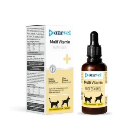 OneVet Multi Vitamin Kedi ve Köpekler İçin Gelişim ve Bağışıklık Destekleyici Damla 50 Ml