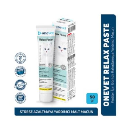 OneVet Relax Paste Stres Ve Anksiyete Azaltıcı Kedi Maltı 50 Gr