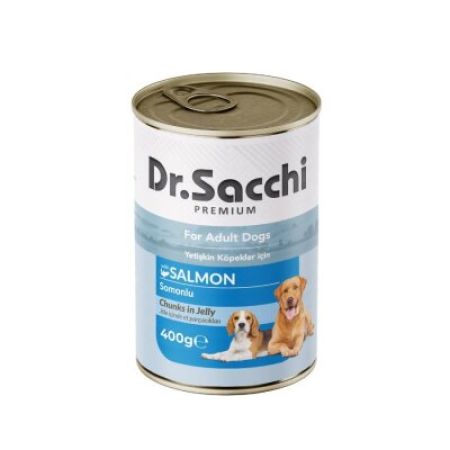 Dr. Sacchi Somonlu Köpek Konservesi 400 Gr