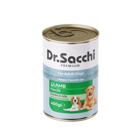 Dr. Sacchi Kuzu Etli Köpek Konservesi 400 Gr