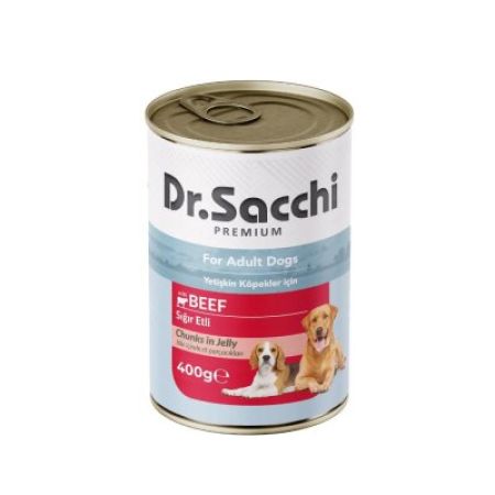 Dr. Sacchi Sığır Etli Köpek Konservesi 400 Gr