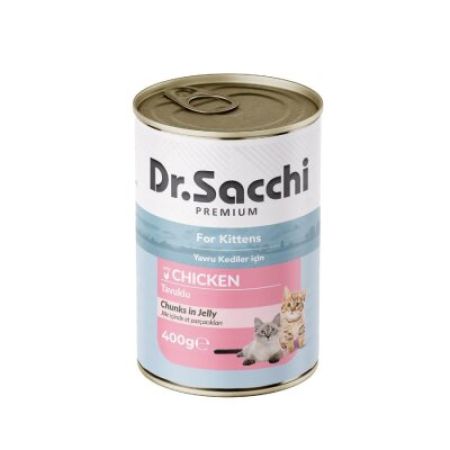 Dr.Sacchi Tavuklu Yavru Kedi Konservesi 400 gr