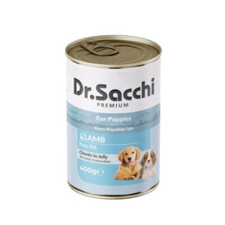Dr. Sacchi Kuzu Etli Yavru Köpek Konservesi 400 Gr