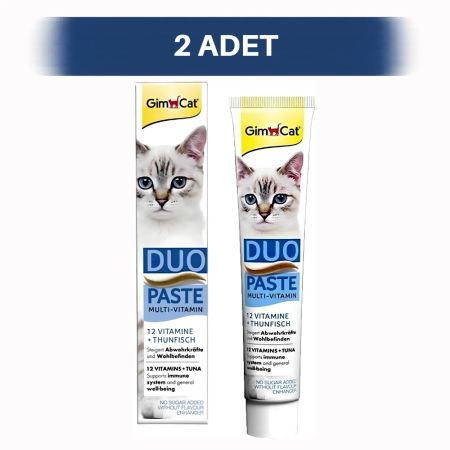 Gimcat Multi Vitamin Paste 12 Vitaminli Ton Balıklı Kedi Macunu 2 x 50 gr