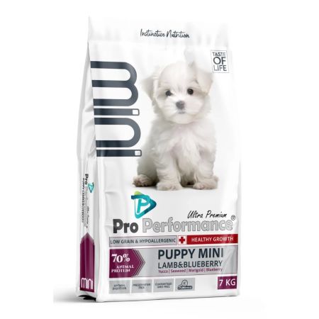 Pro Performance Kuzu Etli ve Yaban Mersinli Mini Irk Yavru Köpek Maması 7 kg
