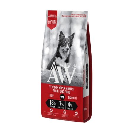 Animal World Kuzu Etli Yetişkin Köpek Maması 18 kg