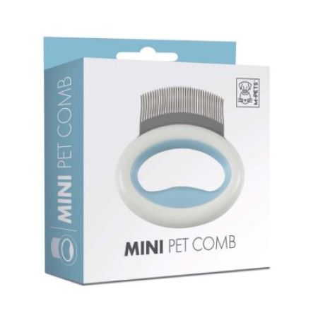 M-Pets Mini Mavi Yumuşak Dişli Mini Tarak