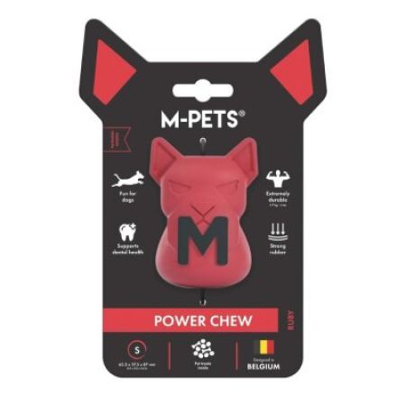 M-Pets Power Chew Kauçuk Köpek Ödül Oyuncağı Ruby S