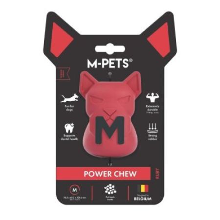 M-Pets Power Chew Kauçuk Köpek Ödül Oyuncağı Ruby M