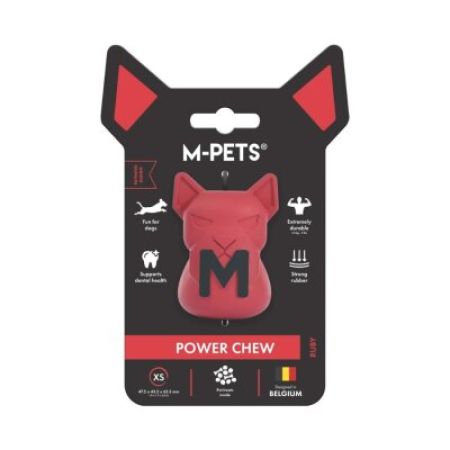 M-Pets Power Chew Kauçuk Köpek Ödül Oyuncağı Ruby Xs