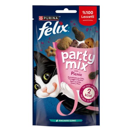 Felix Party Mix Original Karışık Piknik Lezzetleri Kedi Ödül Maması 60 gr