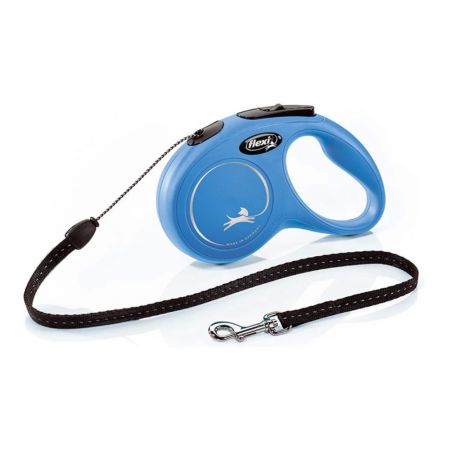 Flexi New Classic M Beden Mavi Otomatik İp Köpek Gezdirme Kayışı 5 m