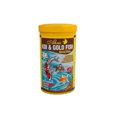 Ahm Koi Gold Fish Natural Sticks Japon Balığı Yemi 1000 Ml