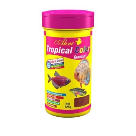 Ahm Tropical Colour Granulat Süs Balıkları Yemi 100 Ml