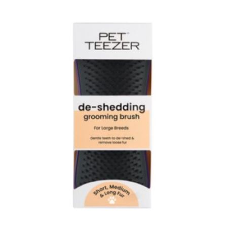 Pet Teezer Tüy Dökülme Karşıtı ve Kir Temizleyici Gri Köpek Fırçası