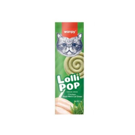 Wanpy LolliPop Kedi Otlu Lolipop Kedi Ödülü 1.4 Gr x 10 Adet